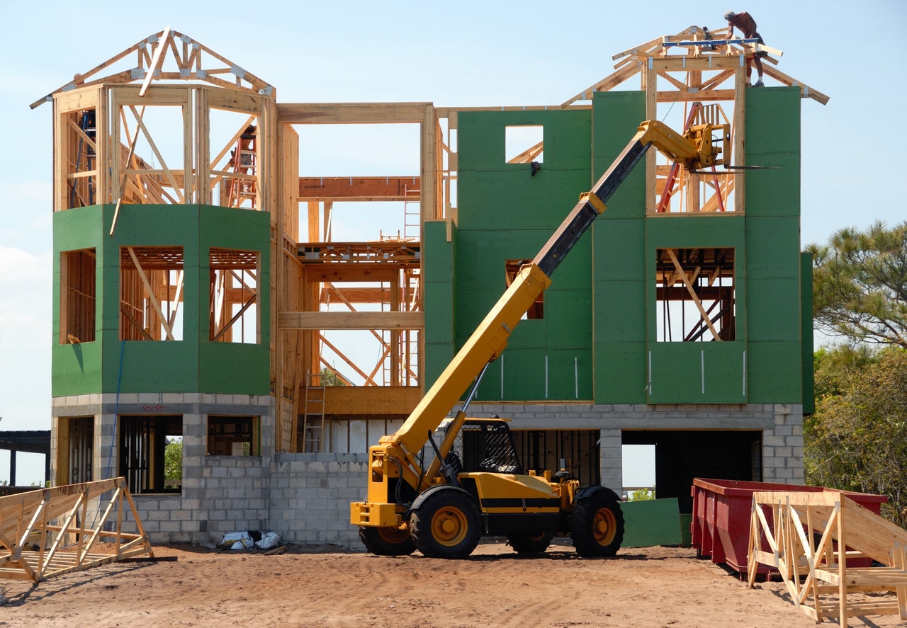 Green Building Being Built